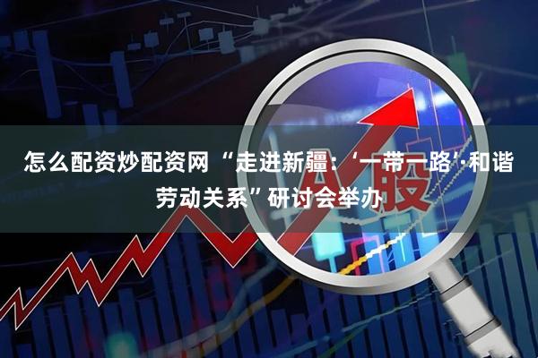 怎么配资炒配资网 “走进新疆：‘一带一路’·和谐劳动关系”研讨会举办